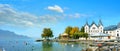 Geneva Lake in Vevey. Vaud canton, Switzerland