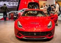 Geneva Motorshow 2012 - Ferrari F12 Berlinetta Royalty Free Stock Photo