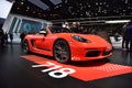 geneva, showroom, motor show, porsche 718 boxster t, 2019, 718, car, modern, presentation, automobile, vehicle, industry, auto,