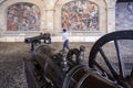 Geneva, Switzerland cannon in Ancien Arsenal Royalty Free Stock Photo