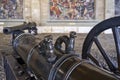 Geneva, Switzerland cannon in Ancien Arsenal Royalty Free Stock Photo