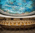 Human Rights and Alliance of Civilizations Conference Room - United Nations Office - Geneva, Switzerland Royalty Free Stock Photo