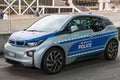 Swiss Transport Police electic BMW i1 car