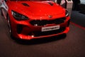 Geneva, Switzerland, March 07-2018: Kia Stinger GT at GIMS Royalty Free Stock Photo