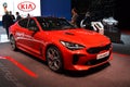 Geneva, Switzerland, March 07-2018: Kia Stinger GT at GIMS Royalty Free Stock Photo