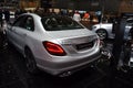 Geneva, Switzerland, March 06-2018: Mercedes C-class C300de Diesel Hybrid at GIMS