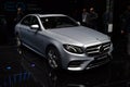 Geneva, Switzerland, March 06-2018: Mercedes E-Class E300de Diesel Hybrid at GIMS