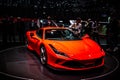 Ferrari F8 Tributo at Geneva International Motor Show, mid-engined sports car produced by Ferrari