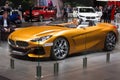 GENEVA, SWITZERLAND - March 6th, 2018: BMW Z4 in BMW AG exhibition site in 88th Geneva International Motor show in Palexpo