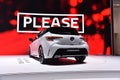 Geneva, Switzerland - March 06, 2019: Toyota Corolla GR Sport Hybrid at 89th GIMS Royalty Free Stock Photo