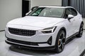 Volvo Polestar 2 at Geneva International Motor Show, all-electric 5-door fastback developed by Polestar