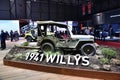 Geneva, Switzerland, March 06-2018: 1941 Willys at GIMS