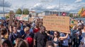 Geneva, Switzerland - September 22 2019: Protest demonstrators