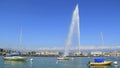 Jet d'eau in Geneva Switzerland