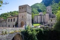 San Vittore alle Chiuse town with hermitages and caves of frasassi