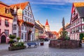 Gengenbach, Germany - Old beautiful town in Schwarzwald Black Forest Royalty Free Stock Photo