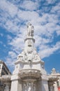 Geni Catala Fountain in Barcelona, Spain Royalty Free Stock Photo