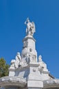 Geni Catala Fountain in Barcelona, Spain Royalty Free Stock Photo