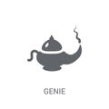 Genie icon. Trendy Genie logo concept on white background from F