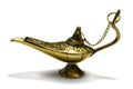 Genie lamp Royalty Free Stock Photo