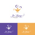 Genie lamp Logo Design Template-Magic Lamp Logo. Royalty Free Stock Photo
