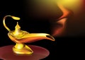 Genies lamp Royalty Free Stock Photo