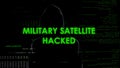 Genius computer criminal hacking military satellite, national security threat