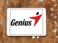 Genius technology brand logo Royalty Free Stock Photo