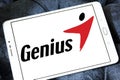 Genius technology brand logo Royalty Free Stock Photo