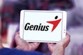 Genius technology brand logo Royalty Free Stock Photo