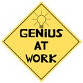 Genius At Work Royalty Free Stock Photo