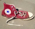 Used torn Converse All Star Royalty Free Stock Photo