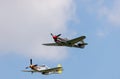 WWII legendary fighter airplanes