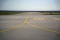 Genoa airport terminal runway view Royalty Free Stock Photo