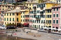 Genoa Boccadasse landscape, ancient village on the Ligurian Sea