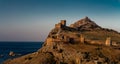 Genoa fortress in Crimea Royalty Free Stock Photo