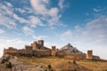 Genoa fortress of the 7th century AD. The city of Sudak. Crimea. Royalty Free Stock Photo