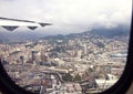 Genoa harbor, view from the landing aircraft