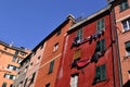 Genoa houses Royalty Free Stock Photo