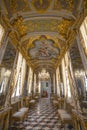 The hall of mirrors in Spinola Palace, Genoa, Italy Royalty Free Stock Photo