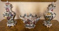 Precious ceramic objects exposed in the Spinola Palace in Genoa, Italy