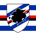 Sampdoria F.C. Football Club brand logo with flag