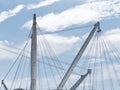 Genoa. Italy. 20.07.2022. The BIGO, panoramic lift. The BIGO, panoramic elevator structure has become one of the symbols of the Royalty Free Stock Photo