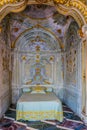 GENOA, ITALY, MARCH 13, 2016: view of a decorative chamber of the palazzo rosso in the italian city Genoa....IMAGE