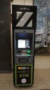 Genoa, Italy - May 27, 2023: A Cashzone ATM hole in the wall cash machine