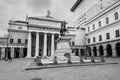 Piazza de Ferrari square - Giuseppe Garibaldi monument and Teatro Carlo Felice Theater