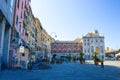 GENOA, ITALY - September 11, 2019: Palazzo San Giorgio - Palazzo delle Compere or St George Royalty Free Stock Photo