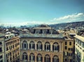 Genoa landscape from San Lorenzo Royalty Free Stock Photo