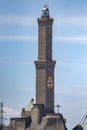 Genoa lanterna lighthouse city symbol Royalty Free Stock Photo