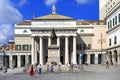 Panoramic view of the city center of Genoa, capital of Liguria p